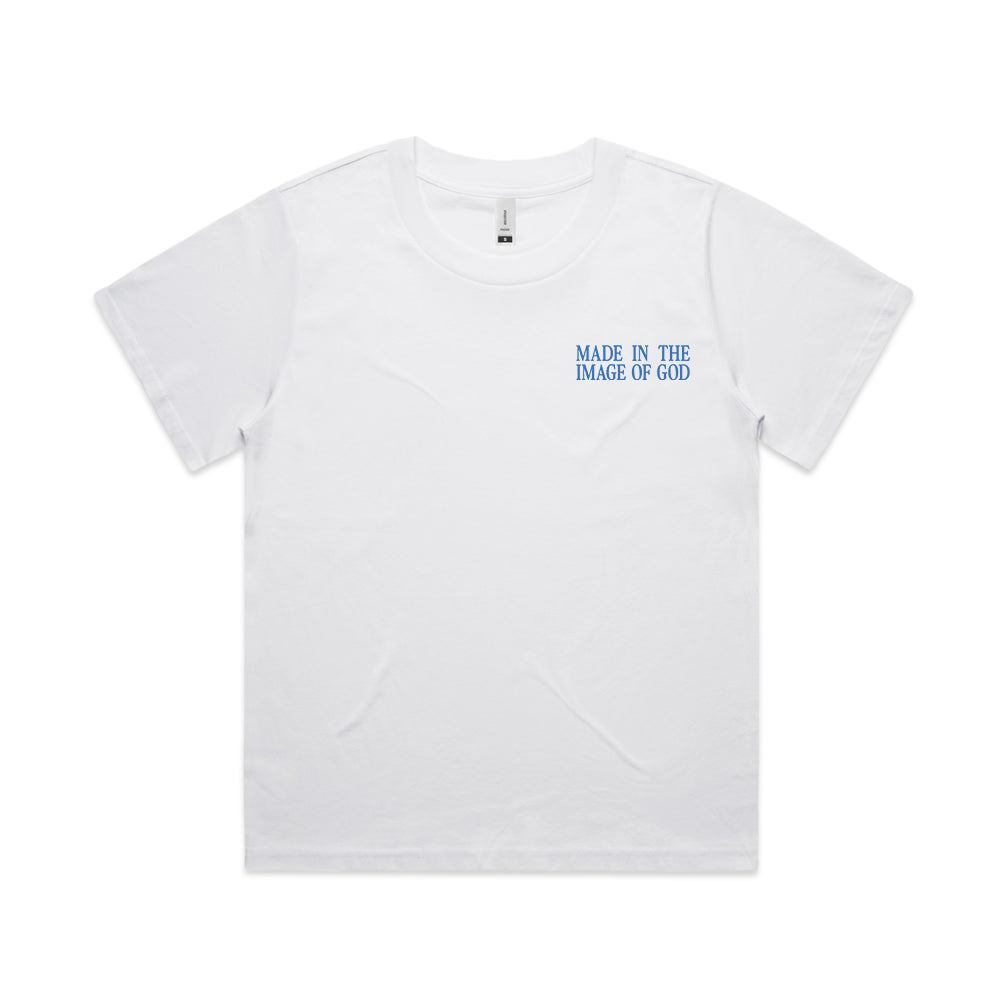 Made In The Image Of God Cobalt Graphic Tee