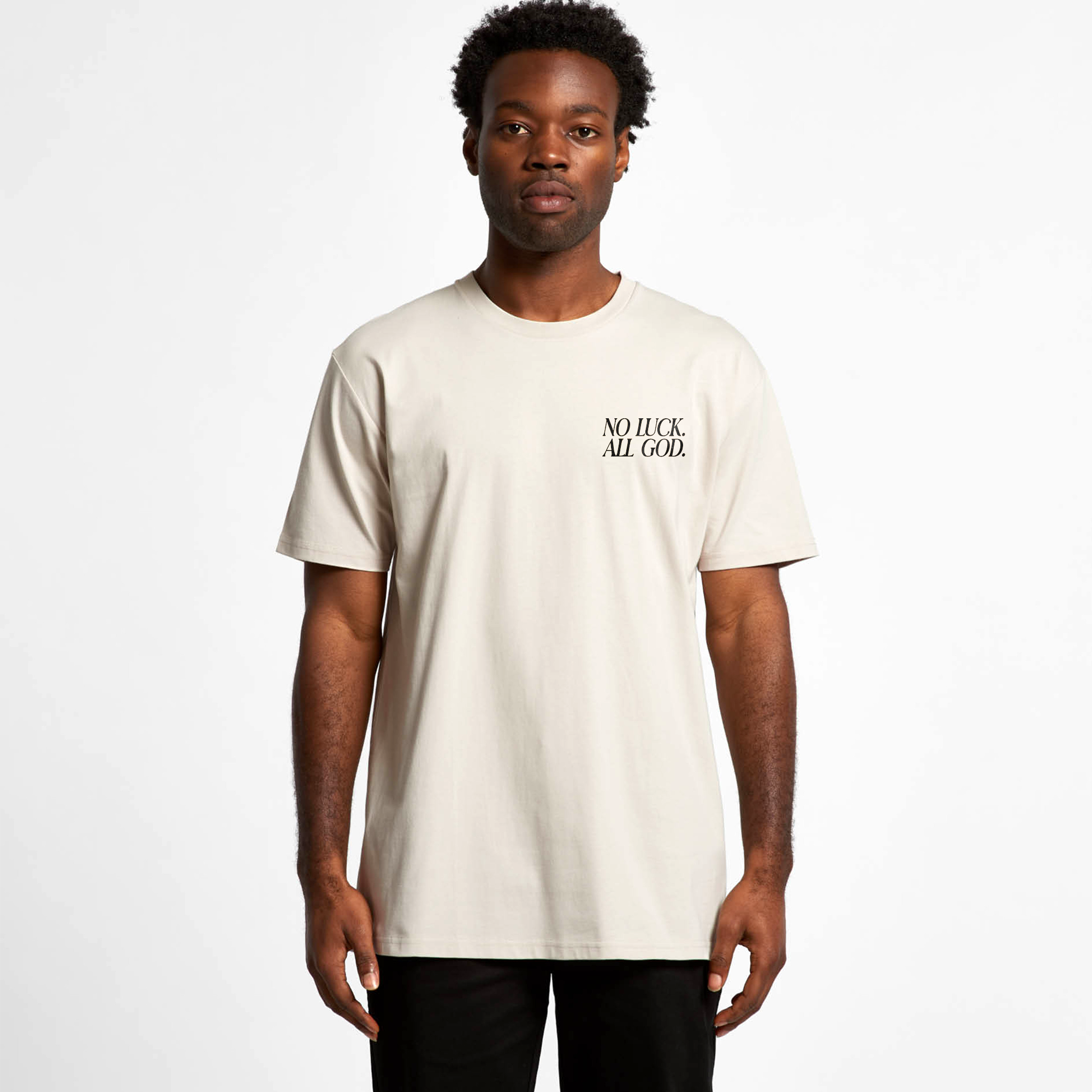 No Luck All God Graphic Tee