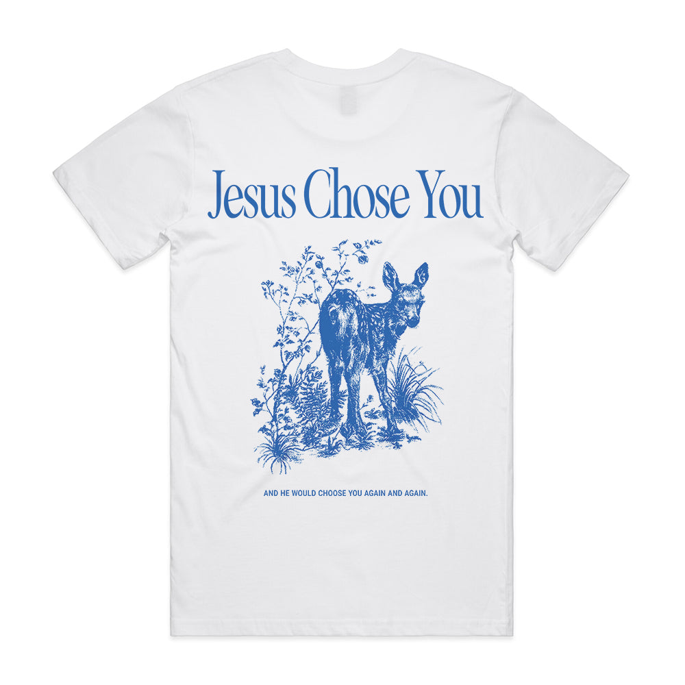 Choose Jesus Cobalt Doe Tee