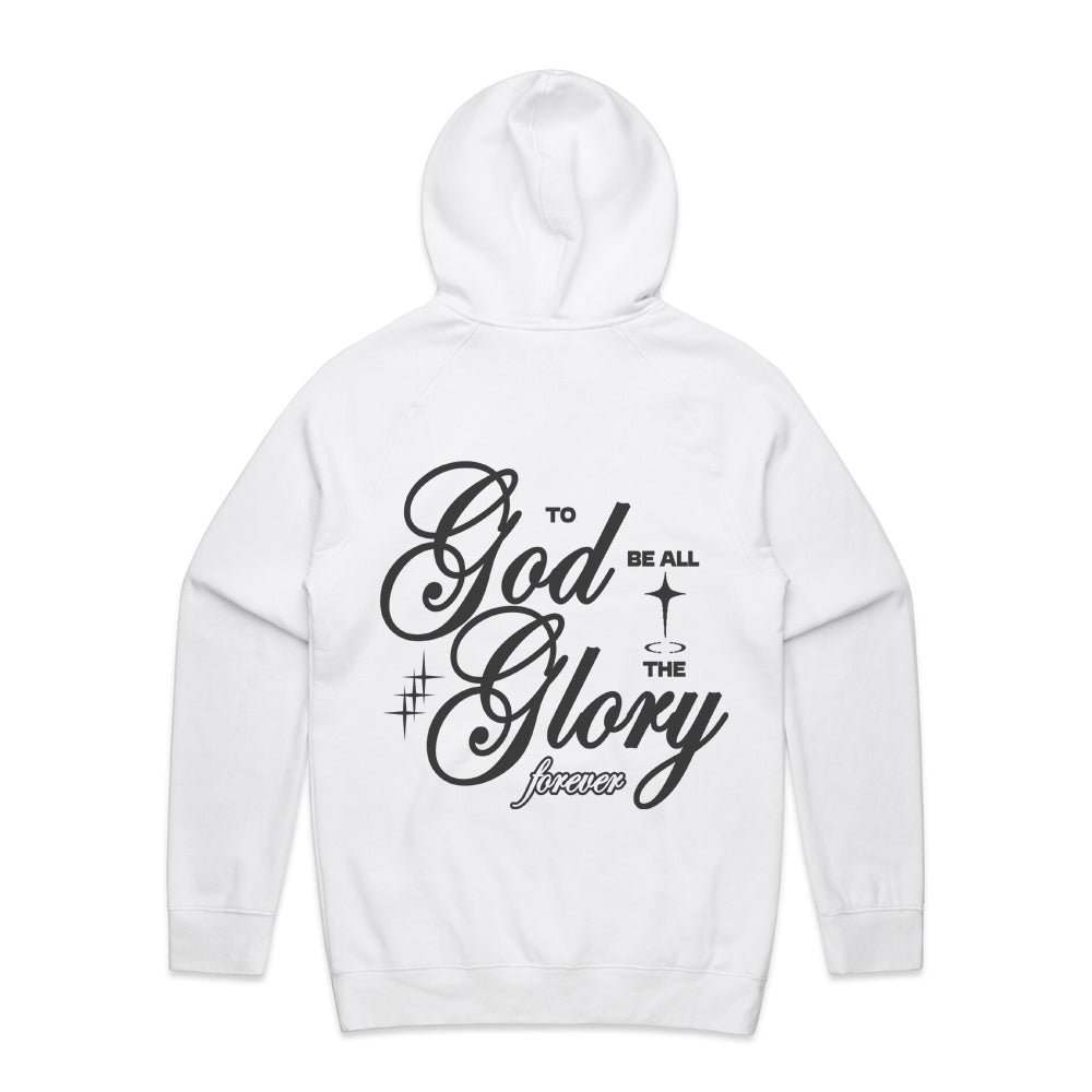 God Is Glorious White Hoodie